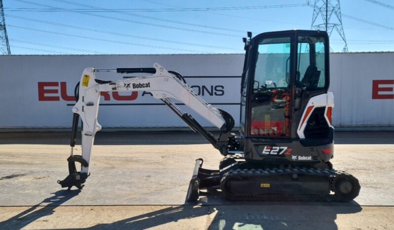 2019 Bobcat E27Z Mini Excavators For Auction: Leeds, UK – 30th April, 1st, 2nd & 3rd May 25 full