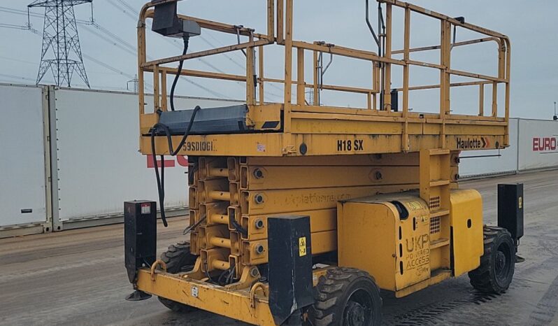 2012 Haulotte H18SXNT Manlifts For Auction: Leeds, UK – 30th April, 1st, 2nd & 3rd May 25