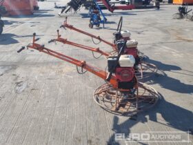 Mta Concrete Power Float, Honda Engine (3 of) Asphalt / Concrete Equipment For Auction: Leeds, UK – 30th April, 1st, 2nd & 3rd May 25 full