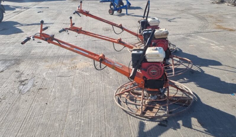 Mta Concrete Power Float, Honda Engine (3 of) Asphalt / Concrete Equipment For Auction: Leeds, UK – 30th April, 1st, 2nd & 3rd May 25 full