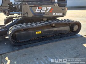 2019 Bobcat E27Z Mini Excavators For Auction: Leeds, UK – 30th April, 1st, 2nd & 3rd May 25 full
