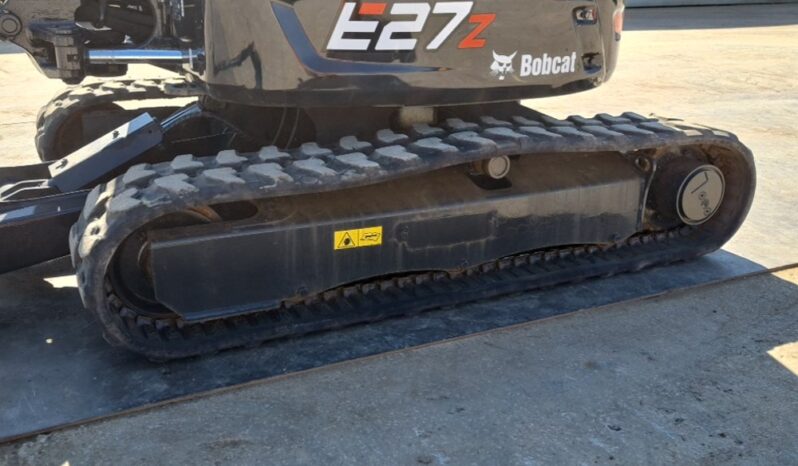 2019 Bobcat E27Z Mini Excavators For Auction: Leeds, UK – 30th April, 1st, 2nd & 3rd May 25 full