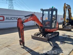 2016 Kubota KX61-3 Mini Excavators For Auction: Leeds, UK – 30th April, 1st, 2nd & 3rd May 25