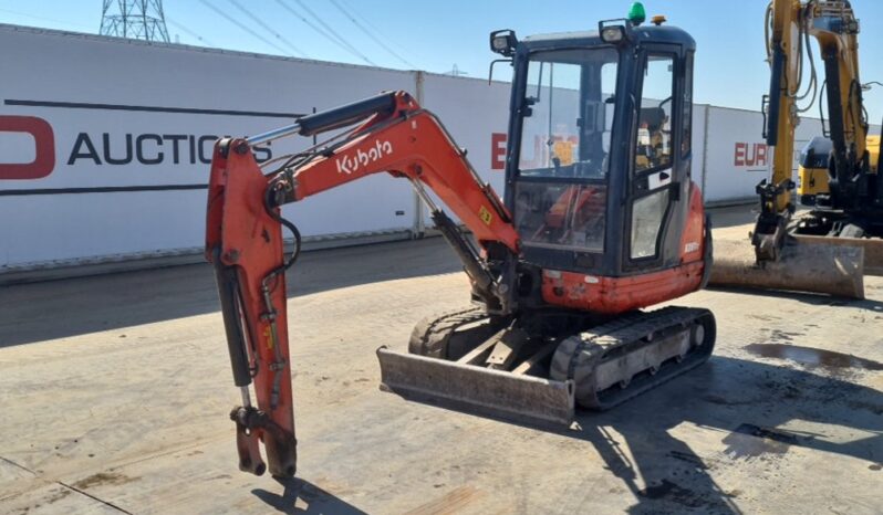 2016 Kubota KX61-3 Mini Excavators For Auction: Leeds, UK – 30th April, 1st, 2nd & 3rd May 25