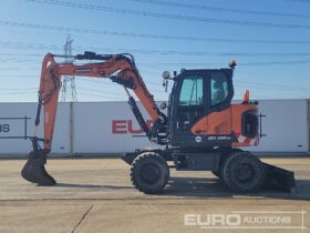 2023 Doosan DX100W-7 Wheeled Excavators For Auction: Leeds, UK – 30th April, 1st, 2nd & 3rd May 25 full