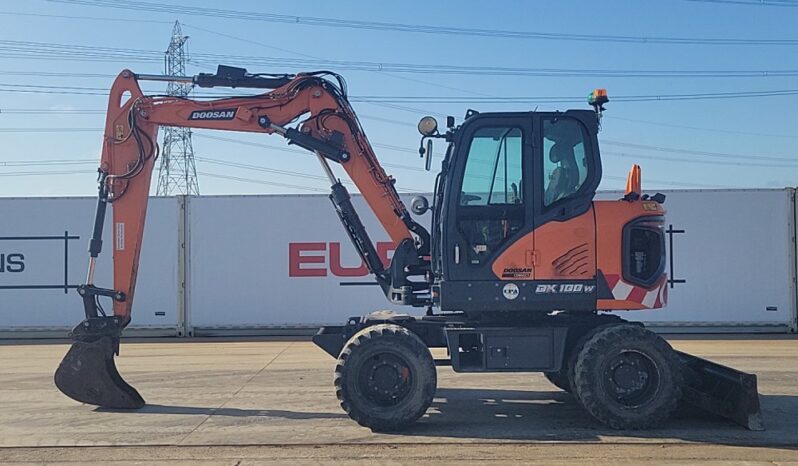2023 Doosan DX100W-7 Wheeled Excavators For Auction: Leeds, UK – 30th April, 1st, 2nd & 3rd May 25 full