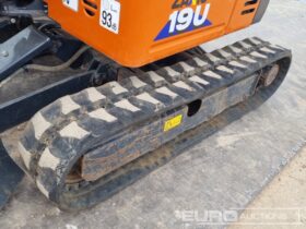 2023 Hitachi ZX19U-6 YLR Mini Excavators For Auction: Leeds, UK – 30th April, 1st, 2nd & 3rd May 25 full