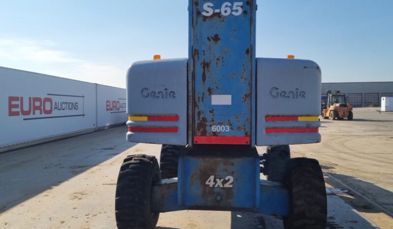 Genie S65 Manlifts For Auction: Leeds, UK – 30th April, 1st, 2nd & 3rd May 25 full