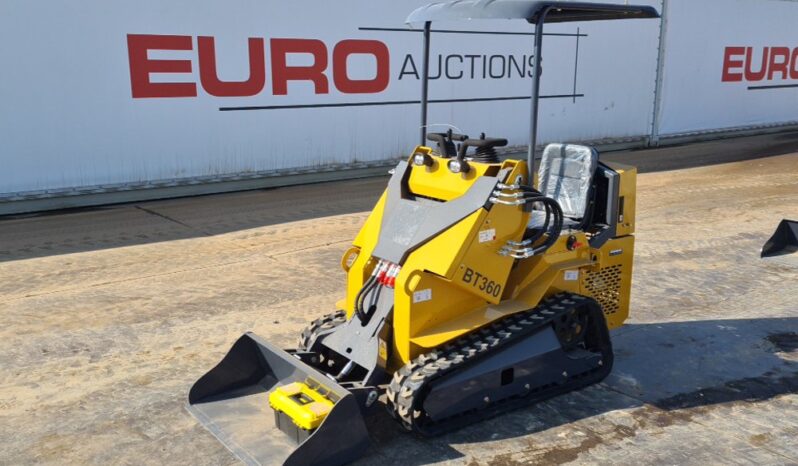 Unused 2025 Bisontek BT360 Skidsteer Loaders For Auction: Leeds, UK – 30th April, 1st, 2nd & 3rd May 25