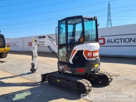 2019 Bobcat E27Z Mini Excavators For Auction: Leeds, UK – 30th April, 1st, 2nd & 3rd May 25 full