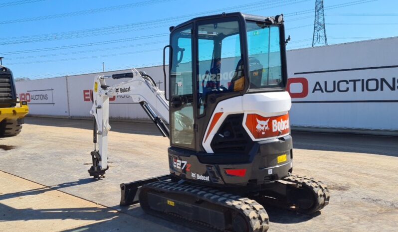 2019 Bobcat E27Z Mini Excavators For Auction: Leeds, UK – 30th April, 1st, 2nd & 3rd May 25 full