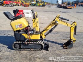 Yanmar SV05-B Micro Excavators For Auction: Leeds, UK – 30th April, 1st, 2nd & 3rd May 25 full