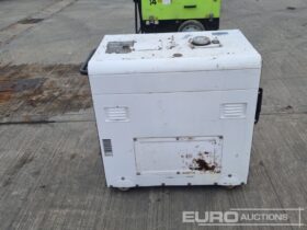 2015 Hyundai DHY 6000SELR Generators For Auction: Leeds, UK – 30th April, 1st, 2nd & 3rd May 25 full