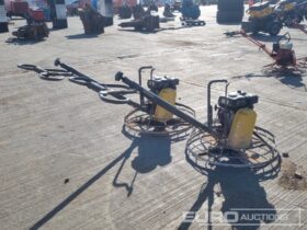 Wacker Neuson Concrete Power Float, Honda Engine (2 of) Asphalt / Concrete Equipment For Auction: Leeds, UK – 30th April, 1st, 2nd & 3rd May 25 full