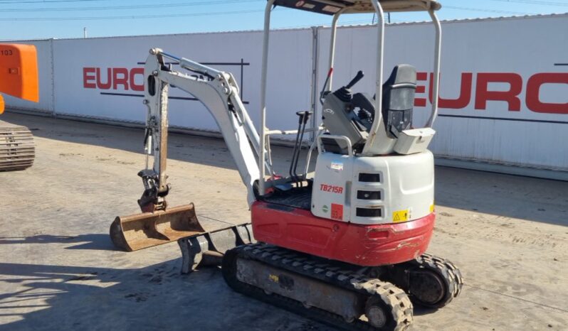 2019 Takeuchi TB215R Mini Excavators For Auction: Leeds, UK – 30th April, 1st, 2nd & 3rd May 25 full