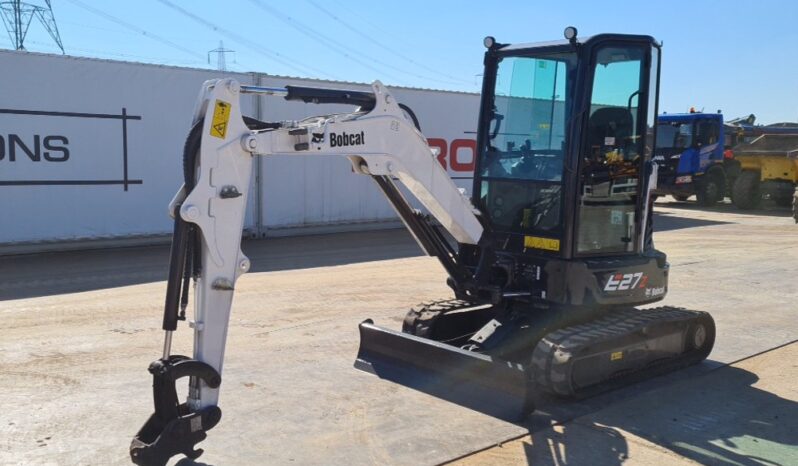 2019 Bobcat E27Z Mini Excavators For Auction: Leeds, UK – 30th April, 1st, 2nd & 3rd May 25