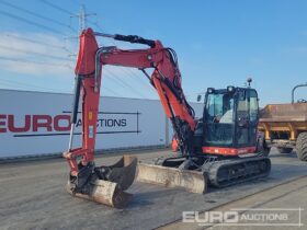2021 Kubota KX080-4A2 6 Ton+ Excavators For Auction: Leeds, UK – 30th April, 1st, 2nd & 3rd May 25