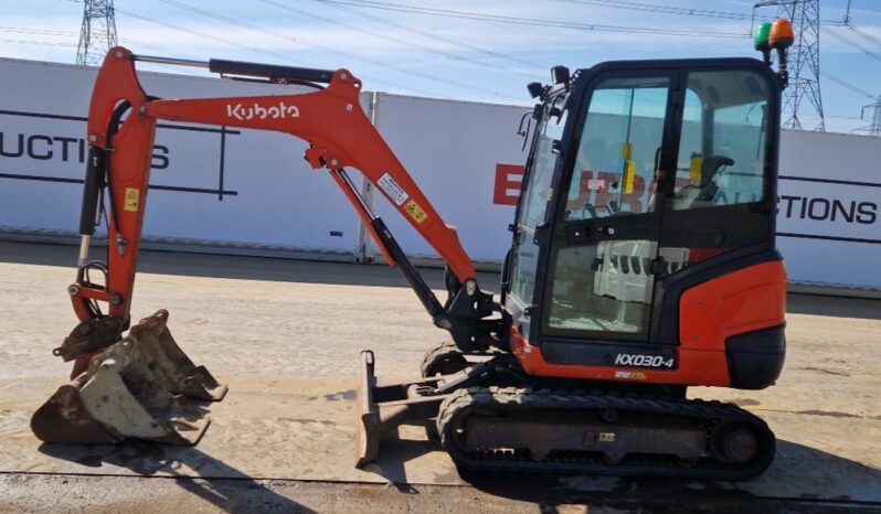 2018 Kubota KX030-4 Mini Excavators For Auction: Leeds, UK – 30th April, 1st, 2nd & 3rd May 25 full