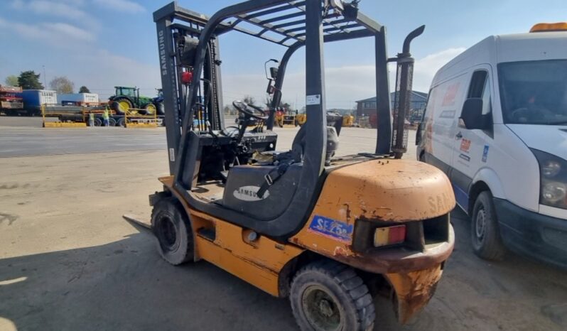 Samsung SF25D Forklifts For Auction: Leeds, UK – 30th April, 1st, 2nd & 3rd May 25 full
