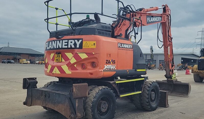 2018 Hitachi ZX145W-6 Wheeled Excavators For Auction: Leeds, UK – 30th April, 1st, 2nd & 3rd May 25 full