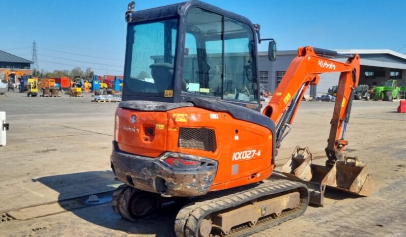 2018 Kubota KX027-4 Mini Excavators For Auction: Leeds, UK – 30th April, 1st, 2nd & 3rd May 25 full