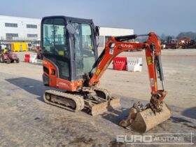 2023 Kubota KX016-4 Mini Excavators For Auction: Leeds, UK – 30th April, 1st, 2nd & 3rd May 25 full