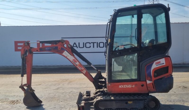 2016 Kubota KX016-4 Mini Excavators For Auction: Leeds, UK – 30th April, 1st, 2nd & 3rd May 25 full