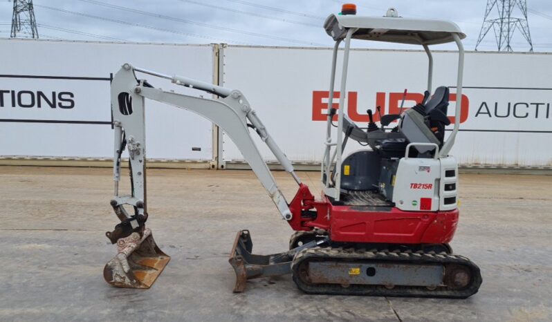 2019 Takeuchi TB215R Mini Excavators For Auction: Leeds, UK – 30th April, 1st, 2nd & 3rd May 25 full