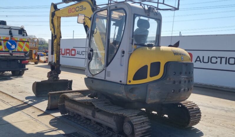 2015 Wacker Neuson 8003 6 Ton+ Excavators For Auction: Leeds, UK – 30th April, 1st, 2nd & 3rd May 25 full