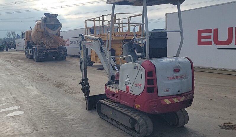 2018 Takeuchi TB216 Mini Excavators For Auction: Leeds, UK – 30th April, 1st, 2nd & 3rd May 25 full