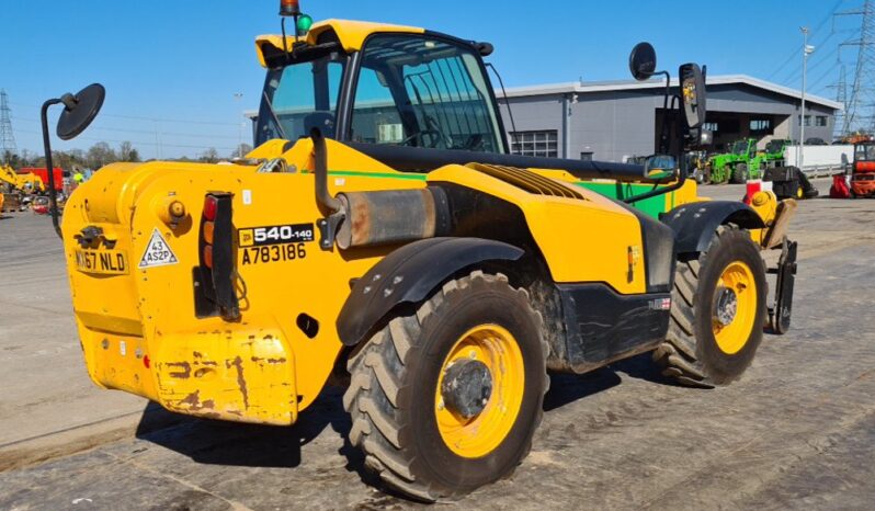 2017 JCB 540-140 Hi Viz Telehandlers For Auction: Leeds, UK – 30th April, 1st, 2nd & 3rd May 25 full