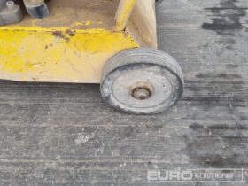 Wacker Neuson Petrol Floor Saw, Honda Engine Asphalt / Concrete Equipment For Auction: Leeds, UK – 30th April, 1st, 2nd & 3rd May 25 full