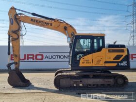2018 Hyundai HX140LC 10 Ton+ Excavators For Auction: Leeds, UK – 30th April, 1st, 2nd & 3rd May 25 full