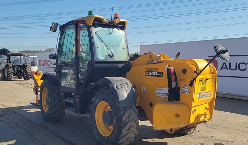2019 JCB 540-140 Hi Viz Telehandlers For Auction: Leeds, UK – 30th April, 1st, 2nd & 3rd May 25 full