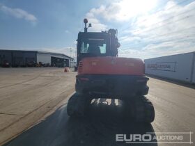 2021 Kubota KX080-4A2 6 Ton+ Excavators For Auction: Leeds, UK – 30th April, 1st, 2nd & 3rd May 25 full
