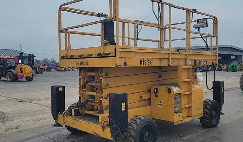 2012 Haulotte H18SXNT Manlifts For Auction: Leeds, UK – 30th April, 1st, 2nd & 3rd May 25 full