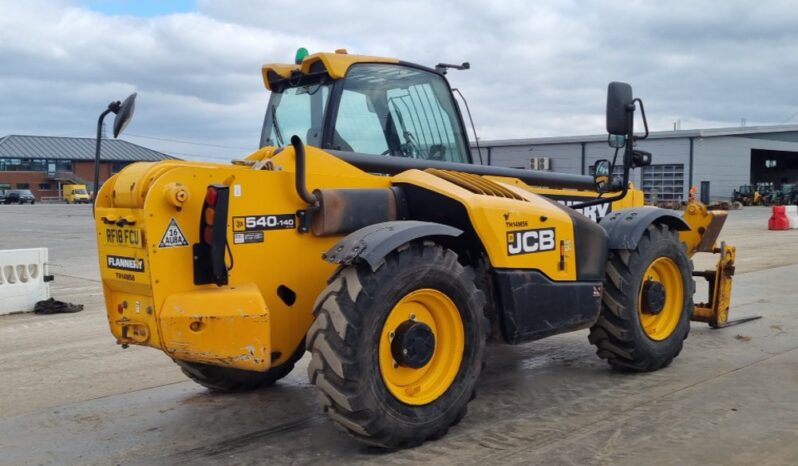 2018 JCB 540-140 Hi Viz Telehandlers For Auction: Leeds, UK – 30th April, 1st, 2nd & 3rd May 25 full