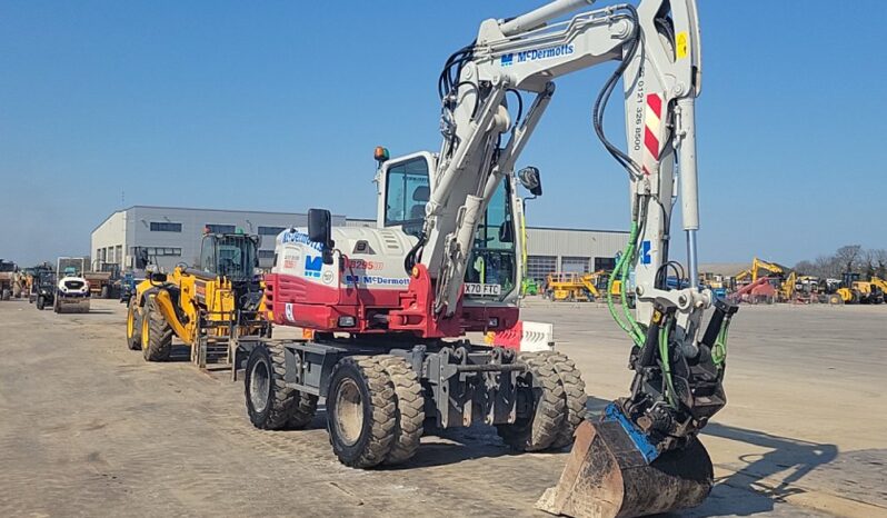 2021 Takeuchi TB295W Wheeled Excavators For Auction: Leeds, UK – 30th April, 1st, 2nd & 3rd May 25 full