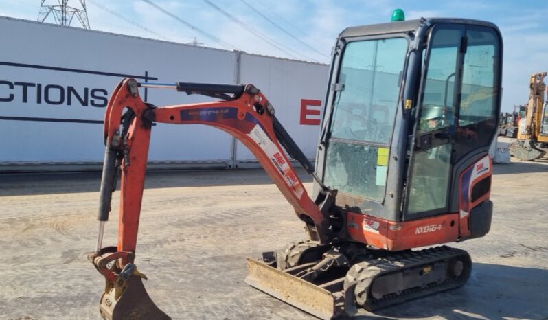 2016 Kubota KX016-4 Mini Excavators For Auction: Leeds, UK – 30th April, 1st, 2nd & 3rd May 25