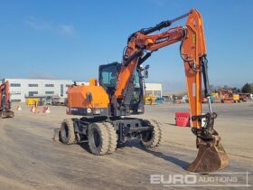 2023 Doosan DX100W-7 Wheeled Excavators For Auction: Leeds, UK – 30th April, 1st, 2nd & 3rd May 25 full