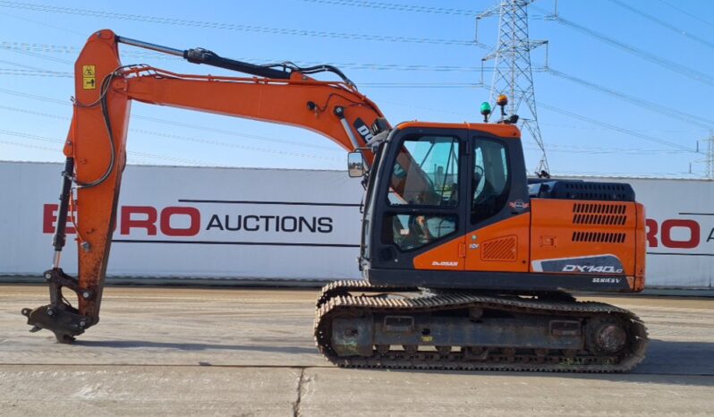 2020 Doosan DX140LC-5 10 Ton+ Excavators For Auction: Leeds, UK – 30th April, 1st, 2nd & 3rd May 25 full