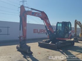 2018 Kubota KX080-4A 6 Ton+ Excavators For Auction: Leeds, UK – 30th April, 1st, 2nd & 3rd May 25
