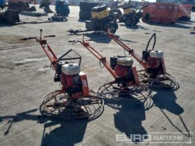 Mta Concrete Power Float, Honda Engine (3 of) Asphalt / Concrete Equipment For Auction: Leeds, UK – 30th April, 1st, 2nd & 3rd May 25 full