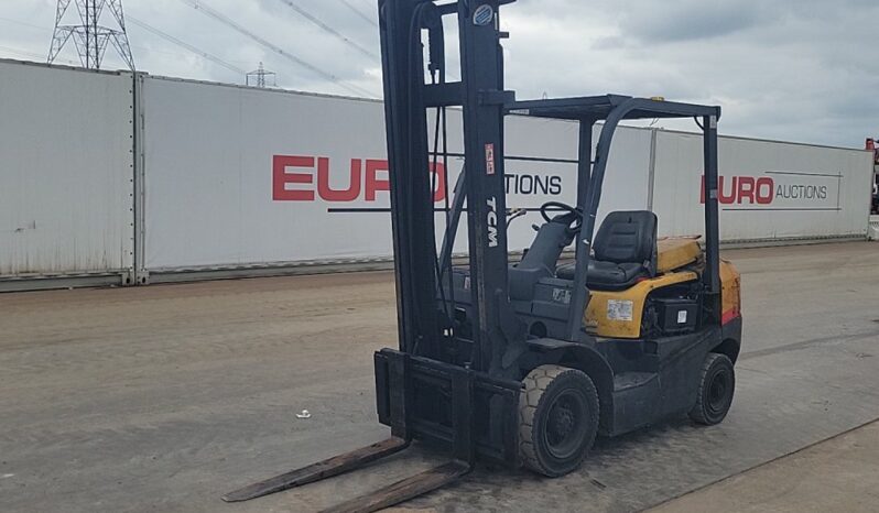 TCM FD25T3 Forklifts For Auction: Leeds, UK – 30th April, 1st, 2nd & 3rd May 25