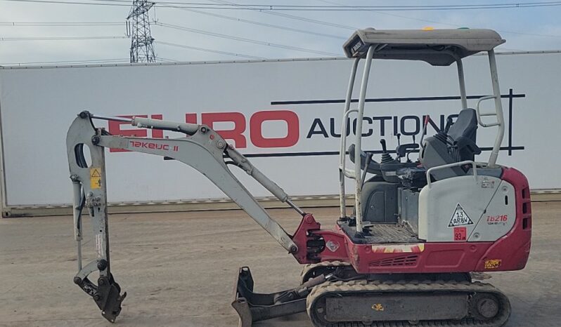 2018 Takeuchi TB216 Mini Excavators For Auction: Leeds, UK – 30th April, 1st, 2nd & 3rd May 25 full