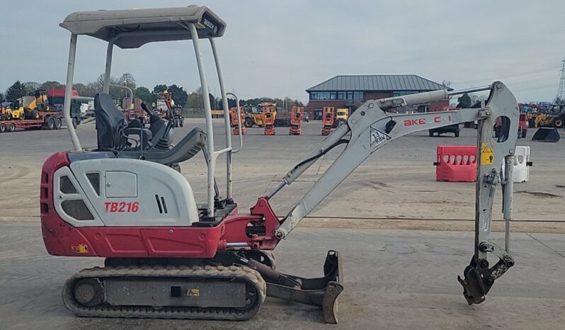 2018 Takeuchi TB216 Mini Excavators For Auction: Leeds, UK – 30th April, 1st, 2nd & 3rd May 25 full