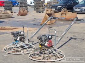 Wacker Neuson Concrete Power Float, Honda Engine (2 of) Asphalt / Concrete Equipment For Auction: Leeds, UK – 30th April, 1st, 2nd & 3rd May 25