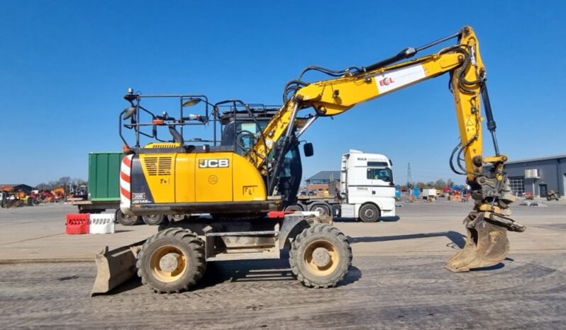 2021 JCB JS145W+ Wheeled Excavators For Auction: Leeds, UK – 30th April, 1st, 2nd & 3rd May 25 full