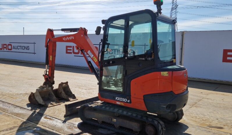 2018 Kubota KX030-4 Mini Excavators For Auction: Leeds, UK – 30th April, 1st, 2nd & 3rd May 25 full