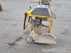 Wacker Neuson Petrol Floor Saw, Honda Engine Asphalt / Concrete Equipment For Auction: Leeds, UK – 30th April, 1st, 2nd & 3rd May 25 full